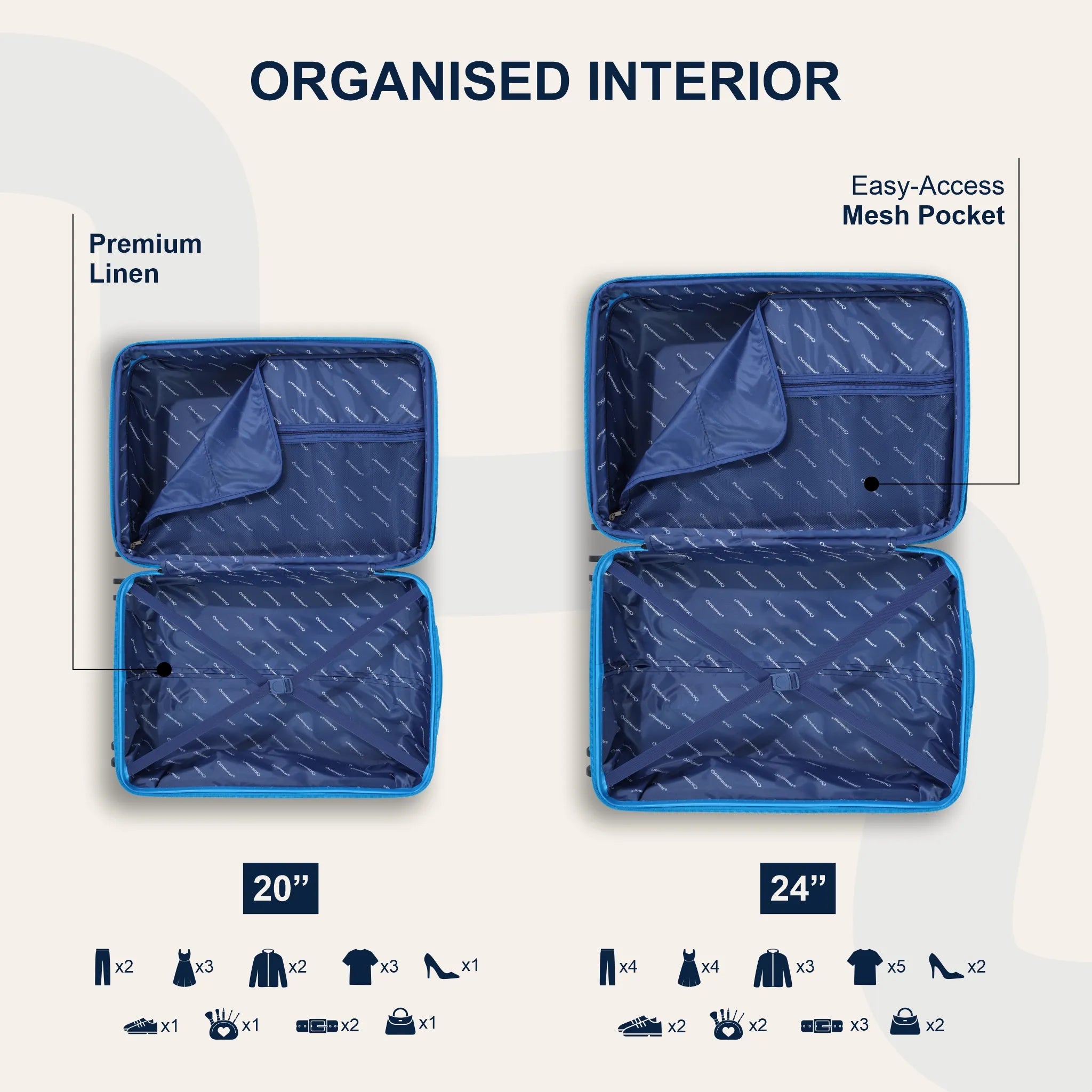 TOPAZ | CABIN & CHECK-IN - Blue