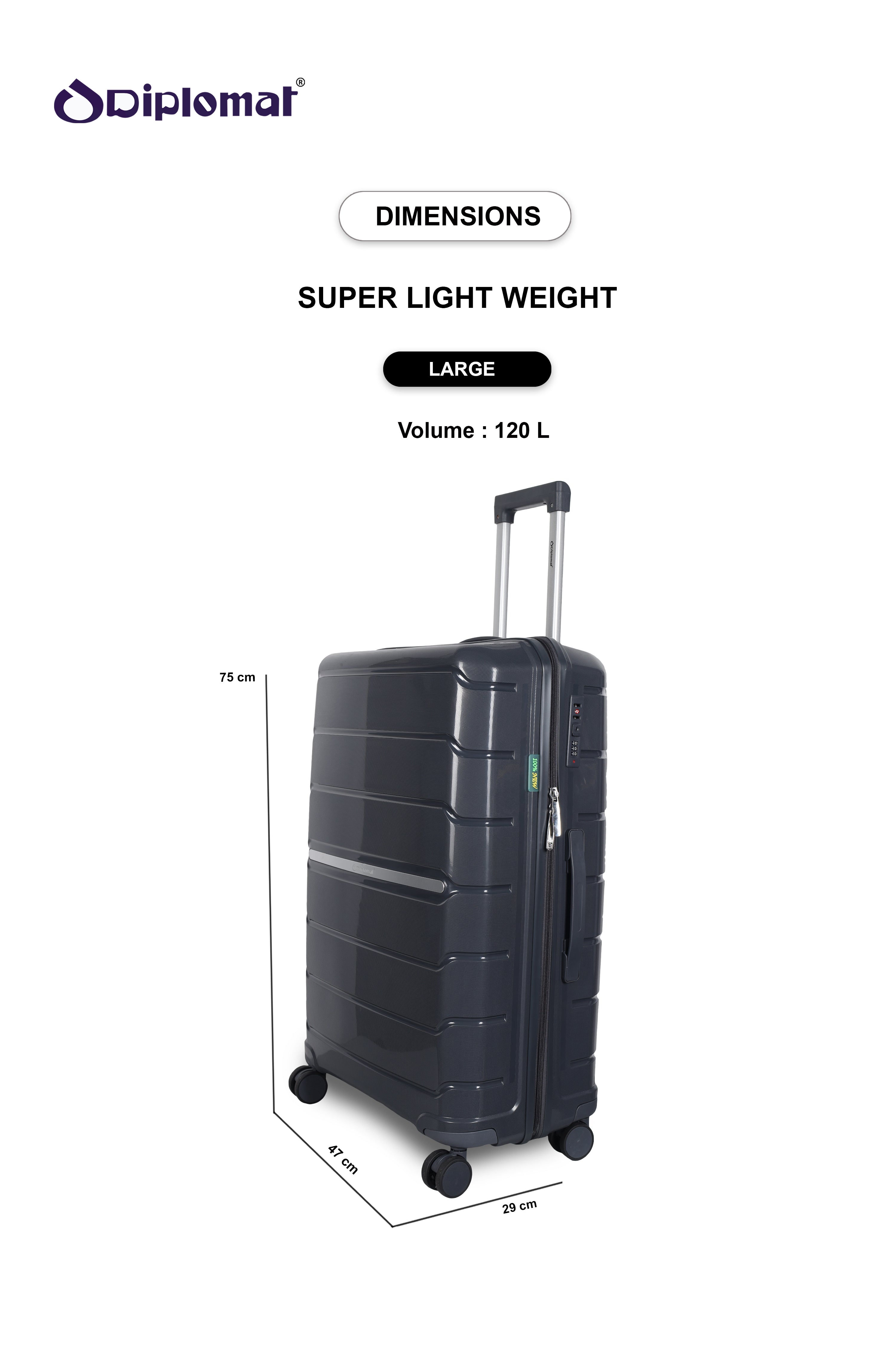 TOKYO | LARGE - Dark Grey